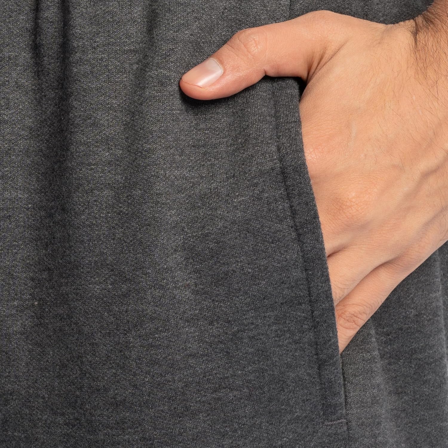 Eversoft Fleece Elastic Bottom Sweatpants with Pockets, Relaxed Fit, Moisture Wicking, Breathable